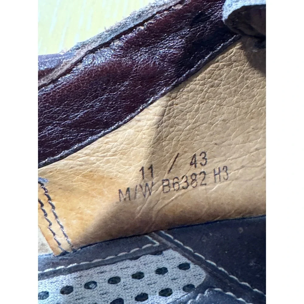 Born Leather Oxford Shoes Mens 10 Brown Lace Up Handcrafted Comfort Gorpcore